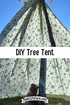 How to make a DIY tent that attaches to a tree!

Perfect for Forest Schools!