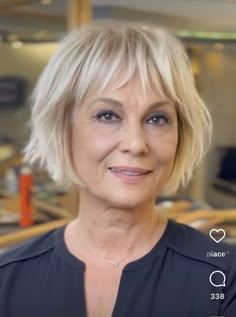 Grey Hair With Bangs, Bob Hairstyles For Fine Hair