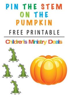 FREE DOWNLOAD! Play the "Pin The Stem On The Pumpkin" game at your church fall festival or in your Children's Ministry this fall. Gospel Cards, Pumpkin Prayer, Christian Pumpkin, Fall Festival Party, Pumpkin Game, Childrens Ministry Deals, Pumpkin Games, Appreciation Note