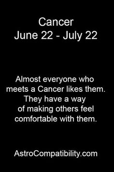 Almost everyone who.... Zodiac Traits, June 22, Eat Healthy