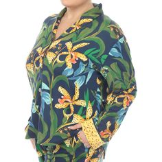 Our Two-Piece Wildflower Print Pajama Set includes a long-sleeve notch collar top and coordinating full pajama bottoms. The top button-down front and the full pajama bottoms a full elastic waistband with adjustable drawstring. You can easily slip into it and stay snug all night long. The vivid and eye-catching wildflower print is a visual treat, adding a pop of color to your evening routine. Not only are these pajamas beautiful, but they are also incredibly soft and warm. Floral Print Long Sleeve Sleepwear For Lounging, Long Sleeve Floral Print Sleepwear For Lounging, Long Sleeve Floral Print Sleepwear For Sleepover, Long Sleeve Floral Print Sleepwear, Floral Print Long Sleeve Loungewear Sleepwear, Long Sleeve Floral Print Loungewear Sleepwear, Long Sleeve Floral Print Sleepwear For Loungewear, Casual Long Sleeve Floral Print Sleepwear, Casual Long Sleeve Sleepwear With Floral Print