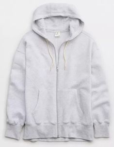 OFFLINE By Aerie Cloud Fleece Full Zip Sweatshirt Preppy Items, Aerie Clothing, Aerie Sweatshirt, Middle School Outfit, Preppy Sweatshirts, Cropped Zip Up Hoodie, American Eagle Outfits, Back To School Fits, Preppy Clothes