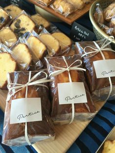 several pieces of bread wrapped in plastic and tied with twine on top of each other