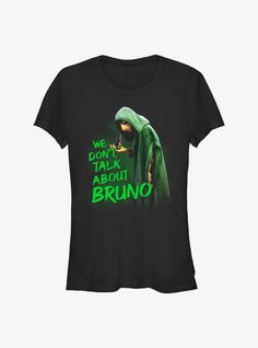 Disney's Encanto Bruno Character Focus Girl's T-Shirt Disney Maleficent, Disney Pixar Up, Shirt Diy, Disney T, Rock T Shirts, Disney Tshirts, T Shirt Diy, Stitch Disney, Girl Top