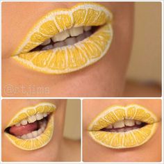 Sandra Holmbom @stjima Lemon #lips. Usin...Instagram photo | Websta (Webstagram) Lemon Lips, Yellow Lipstick, Basic Makeup Tutorial, Lipsense Lip Colors, Smink Inspiration