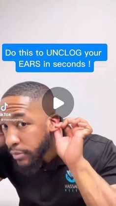 Massage Elite DMV ( DC.MD.VA) on Instagram: "UNCLOG EARS 👂 IN SECONDS BY DOING THIS ONE THING! #ear #sinus #sinusrelief #sinusinfection #earinfection #sinuspressure #sinusproblems" Ear Blockage Remedies, Sinus Infection Relief, Ear Pressure Relief, Drain Sinuses, Sinus Massage, Clogged Sinuses