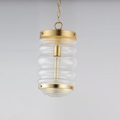 a light that is hanging from a chain