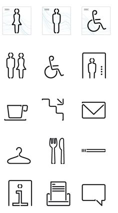 the icons for different types of people