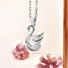 Swan necklace in polished silver or 925 sterling silver, Swan pendant in 14K gold, Grace necklace for girlfriend, birthday gift for mom Our products are handmade and have a minimal design. All products are made of gold and silver, that is, precious and high-quality materials. Our products will complement your combinations for daily use or on special occasions and add elegance to you. You can also make your loved ones happy by gifting this beautiful product to them. As Therollerstone Team, we wil Silver Initial Pendant Necklace For Mom, Polished Round Pendant Necklace For Anniversary, Silver Clavicle Chain Necklace As Gift, Silver Clavicle Chain Necklace For Gift, White Gold Necklaces For Birthday And Valentine's Day, Mother's Day Gift White Gold Necklace, Polished Finish Round Pendant Necklace For Her, Rose Gold Sterling Silver Charm Necklace For Mom, Elegant Silver Charm Necklaces For Anniversary Gift