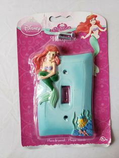 the little mermaid light switch plate cover