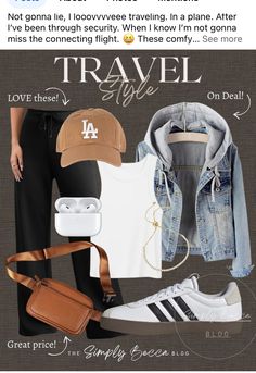 Simply Becca Blog, Simply Becca, Daily Uniform, Airport Travel Outfits, Airport Outfits, Sporty Spice, Leggings Outfits, Coastal Grandmother