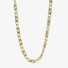 Plain Gold Link Necklace Gold Link Necklace, Metal Necklaces, Link Necklace, Diamond Studs, Chain Lengths, Rhodium Plated, Types Of Metal, Lab Grown Diamonds, Round Diamonds