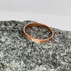 Copper Ring Size 6.5 Band Minimal Texture Rustic Hammered Pinkie Solid Handcrafted Made USA ▪️New Care Instructions: Your one of a kind copper ring is sealed with a clear protective coating that should keep your jewelry shiny for awhile. It is normal for the copper to patina to a dark brown when protective sealant is worn away, but can be brought back to original luster with jewelry polishing compound and sealed with clear nail polish or metal jewelry sealant. When exposed to air, chemicals, and elements, copper will tarnish and darken naturally. After contact with human skin where it will interact with air, sweat, oils, and lotions, it can leave a harmless blue/green mark on the skin depending on your body's acidity. Finger thumb index pinkie boho unisex festival classic woman man teen gi Minimal Texture, Polishing Compound, Coastal Jewelry, Finger Jewelry, Clear Nail, Hippie Chick, Clear Nail Polish, Jewelry Beach, Copper Ring