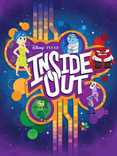 the inside out poster for disney pixar