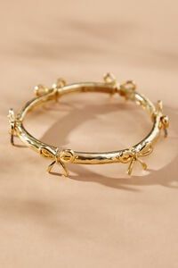 Gold Bow Stretch Bracelet in Gold Gold Bracelet Stack, Aesthetic Accessories, Trending Jewelry, Jewelry Cute