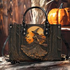 Witchy Gothic Print 3D Relief Art Handbag With Handle, Spooky Ghost Vibes 3D Inflated Handbag, Spooky Season Bag, Halloween Accessories Gift Product details: - Handbag Sizes:  S: 11.4 x 7.9 x 4.7 Inches M: 13.8 x 10.6 x 5.5 Inches L: 16.1 x 13.4 x 7.5 Inches - Material: PU Leather - Sturdy handles for comfortable carrying. - Removable and adjustable strap for versatile wearing options. - Secure zipper closure to keep your belongings safe. - 5 inside pockets for convenient organization. Care Inst Witchy Bag, Halloween Gift Rectangular Shoulder Bag, Rectangular Halloween Gift Shoulder Bag, Handmade Black Bag For Halloween, 3d Relief Art, Print 3d, Halloween Accessories, Pu Leather, Purses And Handbags