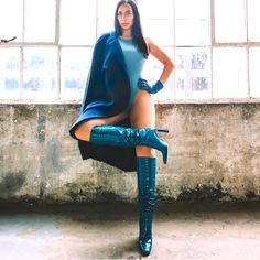 These Are The Sexiest Boots You Will Ever Wear - Scrunch Them Up Or Over The Knee This Versatile Teal Shiny Soft Patent Boot Looks Amazing With Jeans, Dresses, You Name It. Instantly Take Your Outfit To The Next Level. These Boots Are Absolutely Brand New, Never Worn. There Is A Small Amount Of Dye Transfer On The Inside Of The Left Boot, Not Particularly Visible When Worn, Reflected In Price. Size 37 Or Us Size 7. Teal Boots, Tamara Mellon Shoes, Boots 2023, Celebrity Boots, Thigh High Suede Boots, Patent Boots, Tamara Mellon, Black High Heel Boots, Patent Leather Boots