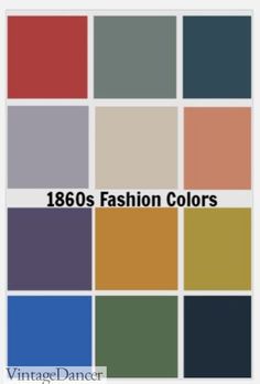 Victorian Fashion Colors & Fabrics 1840s-1890s Lana Lobell, Costumes On A Budget, 1890s Fashion, Dress And Accessories