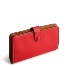 Meet our Tab Wallet, the perfect blend of style, functionality and organization. Crafted from high-quality materials, this spacious wallet offers ample room for your cards, cash, coins and more, keeping everything neatly organized and easily accessible. Whether you're running errands, heading to work or traveling, our wallet offers the perfect combination of functionality, durability and style to meet your everyday carry needs. Vera Bradley Tab Wallet in Red Women In Red, Backpack Lunch Bag, Duffel Bag Backpack, Belt Purse, Toiletry Bag Travel, Wristlet Wallet, Mini Purse, Everyday Carry, Exclusive Bag