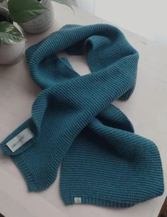 Otto and Spike scarf in excellent condition  New, never worn. Approximately 21cm wide and 130cm long. Very warm, teal colour wool. Gorgeous handmade item. Wool Scarf Knitted, Teal Scarf, Scarf Knitted, Wool Scarf, Winter Knits, Teal Colors, Knit Scarf, Winter Scarf, Capsule Wardrobe