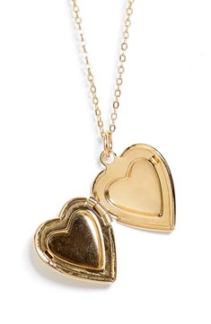 Polished to a brilliant shine, this American-made locket keeps a special photo or memento close to your heart. Style Name:Set & Stones Roxy Heart Locket Necklace. Style Number: 6093925. Gold Locket Necklace, Diy Clothes Design, Heart Locket Necklace, Puffy Heart, I Love Jewelry, Heart Locket, Love Jewelry, Locket Necklace, Women Set