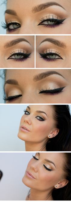 18april Smokey Eye Look, Alat Makeup, Eye Brows, Linda Hallberg, Smink Inspiration, Beauty Make-up, Makijaż Smokey Eye, Evening Makeup, Eye Look