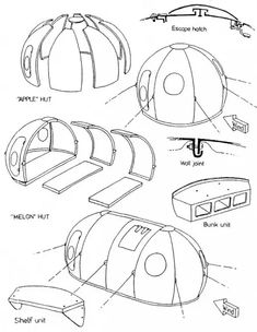 some drawings of different types of objects