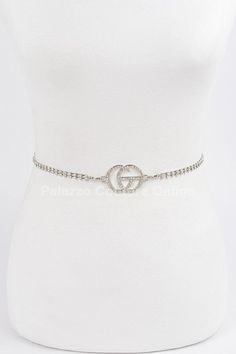 This adjustable Rhinestone metallic Chain belt comes in gold. It is the perfect accessory to add sparkle and flair to a drab outfit. One Size / Adjustable Width - 1.25" Length - 45" Composition - Iron, Rhinestone Chain Belt Outfit, Silver Chain Belt, Belt Ring, Casual Beach Wear, Dainty Chain, Chain Belt, Shop Swimwear, New Arrival Dress, Bottoms Pants