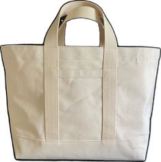 Duck Canvas Bag With Reinforced Handles For Daily Use, Canvas Bag With Reinforced Double Handles, Cotton Double Handle Beach Bag, Large Capacity Cotton Canvas Shopping Bag, Casual Canvas Beach Bag For Shopping, Everyday Use Large Capacity Cotton Beach Bag, White Canvas Beach Bag For Everyday Use, Large Canvas Beach Bag For Shopping, Casual Duck Canvas Bag For Daily Use