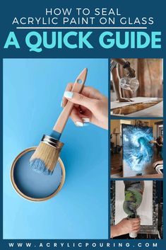 how to seal acrylic paint on glass a quick guide