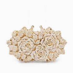 Cecilia Rose, Rose Clutch, Prom Clutch, Crystal Purse, Clutch Bag Wedding, Diamond Decorations, Crystal Bags, Crystal Clutch, Party Clutch