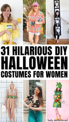 halloween costumes for women with the title 31 hilarious diy halloween costumes for women