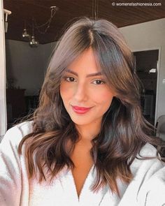 Bangs With Medium Hair, Haircuts For Medium Hair, Brown Blonde Hair, Grunge Hair, Aesthetic Hair, Hairstyles Haircuts, Balayage Hair