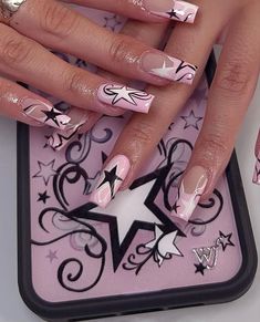 Rave Nails, Teen Nails, Vday Nails, Wildflower Cases, Star Tattoo, 9 Am