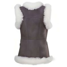 Women Toscana Shearling Leather Winters Long Vest | Red | Gray This Women Toscana Shearling Leather Winters Vest offers a luxurious combination of fashion and function. Crafted with elevated materials, the vest is made with Toscana Sheepskin Leather to give an ultra-smooth fit. The two-tone look of red and gray adds a unique touch to any winter outfit. Specifications: Department: Women Shearling Leather Long VestOuter Shell: Real LeatherInner Shell: Fur LiningClosure Style: ButtonOutside Pockets Fitted Sleeveless Vest With Faux Fur Lining, Fitted Sleeveless Faux Fur Vest, Fitted Winter Vest With Faux Fur Trim, Fitted Faux Fur Vest With Faux Fur Lining, Long Vest, Long Vests, Long Red, Red And Grey, Winter Outfit