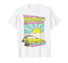 PRICES MAY VARY. Officially Licensed Back To The Future Apparel 19NVBF00016A-001 Lightweight, Classic fit, Double-needle sleeve and bottom hem Back To The Future Doc, Back To The Future Delorean, Doc Brown, Cartoon T Shirt, Tees For Men, Michael J, Cartoon T Shirts, Back To The Future, To The Future