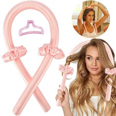 Description:Material: foam+plastic+clothDimension: 3 x100cmPackage Includes:1 x Curling Iron2 x Hair Ties1 x Hair ClipNote:1.Please understand that the actual color may be a little different from the picture due to light or differen monitor.2.Due to manual measurement, the size may have 1-2cm difference. Notice:The hair clip has been upgraded to avoid damage issue during transportation. And please contact us first if you receive a damaged hair clip, we will definitely give you a fair solution. T Curlers For Long Hair, Foam Rollers Hair, Electric Hair Curlers, Natural Looking Curls, Hair Tiara, Curling Rods, Heatless Curling, Curls No Heat, Heatless Hair Curlers