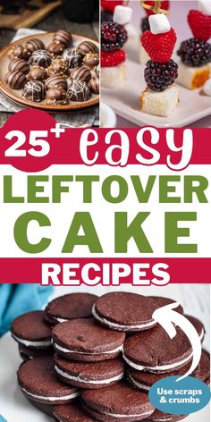 25 + easy leftover cake recipes