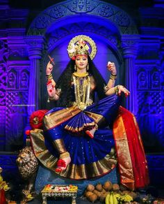 Navratri Maa Durga Image Hd, Jay Mata Di Wallpaper, Maa Durga Images Beautiful, Durga Maiya, Devi Photos, Matarani Navratri, Durga Matha, Lord Images, Durgamma Photos