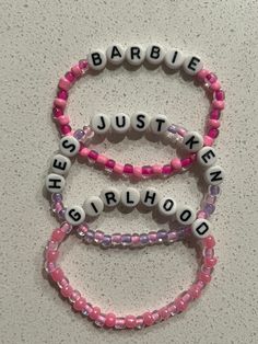 Barbie movie friendship bracelets Cool Friendship Bracelets That Saids Reyna And Bryer, Novelty Pink Personalized Friendship Bracelets, Novelty Personalized Pink Friendship Bracelets, Personalized Pink Novelty Friendship Bracelets, Customized Purple Friendship Bracelets, Casual Pink Beaded Bracelets For Best Friend, Customized Novelty Friendship Bracelets, Trendy Personalized Purple Friendship Bracelets, Trendy Customized Beaded Bracelets For Friendship