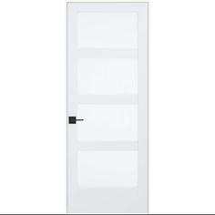 EVELIN(TM) DIY Designer Door Kits make it easy to buy and install beautiful, designer-curated interior doors yourself. The EVELIN(TM) 4-Lite Translucent Door is a statement piece, for sure, ideal for more modern home designs. Maintain flow from one space to another, without sacrificing privacy. JELD-WEN 30-in x 80-in Solid Core Frosted Glass Right Hand Smooth Primed Mdf Flat Jamb Single Prehung Interior Door in White | LOWOLJW240000127 Curated Interior, Modern Home Designs, Prehung Interior Doors, Storm Door, Solid Core, Door Kits, Interior Doors, Interior Door, Door Design