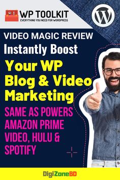 a man is giving the thumbs up sign for his video marketing business, and it's important to your website