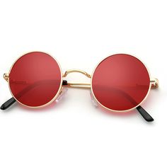 PRICES MAY VARY. 😎VINTAGE DESIGN - Small round sunglasses is a timeless model that combines 70s 80s vintage style with exceptional quality, performance and comfort, great for daily use, or used as party, cosplay costume accessories. 🌞POLARIZED and UV400 PROTECTION – Polarized lens can provide 99% polarization efficiency while blocking UVA & UVB light, delivering a superior visual experience and glare protection while maintaining color integrity, perfect for driving, running, fishing, beach, climbing, sports and other outdoor activities. 🌈LIGHTWEIGHT MATERIAL - Metal frame, plastic clear lens, silicone nose pads, spring hinge, all these detail ensure long-lasting wear and comfortable wearing experience. 🥇COMFORTABLE WEARING EXPERIENCE - We care about your vision and want to help you kee Hippie Glasses, Small Round Sunglasses, Circle Sunglasses, Polarized Sunglasses Women, Classic Sunglasses, Sunglasses For Men, Spring Hinge, 80s Vintage, Hippie Style