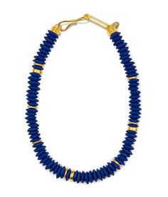 Say hello to the Laguna Necklace, our best-selling, consciously crafted statement piece strung with recycled glass beads. These unique, ethically-sourced Ashanti beads come from Ghana, Africa and are created using the same traditional methods employed by craftspeople for over 1000 years. For every purchase of the Laguna Necklace in Sky Blue, we're donating 15% to the Environmental Defense Fund to support the preservation of our environment and natural resources. Recycled glass beads, gold-plated Lizzie Fortunato Necklace, Multi Necklace, Lizzie Fortunato, 1000 Years, Recycled Glass Bead, Sandal Platform, Latest Colour, Jennifer Fisher, Light Turquoise