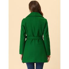 Cut in a regular fit with a belted waist, this coat features side pockets and a turn-down collared neckline which is combined with its long length, and elongates the silhouette. Layered over a pencil dress for a demure finish, or paired well with knit shirts and wide-leg pants for weekend style. Polished with chic pockets at the sides and a single-button mid, it oozes elegance and will match seamlessly with your office attire.