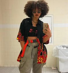 70s Mode, Mode Harajuku, Looks Hip Hop, Tokyo Street Fashion, Mode Chanel, Streetwear Mode, Fire Fits, Afro Hair