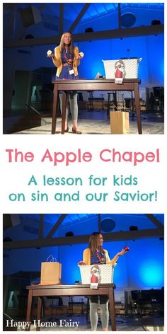 the apple chapel lesson for kids on sin and our savor by happy lemon fairy