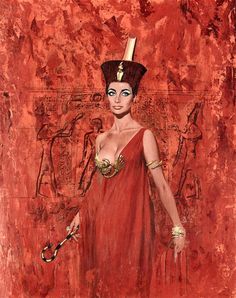 Cleopatra Elizabeth Taylor, Ancient Egypt Pyramids, Cleopatra 1963, Elizabeth Taylor Cleopatra, Robert Mcginnis, Ancient Egyptian Art, Film Art