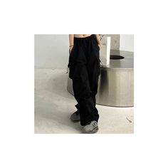 High Waist Plain Drawstring Cargo Baggy Pants Size S M L XL 2XL 3XL Total Length Hips 94 96 96 98 98 100 100 104 102 108 104 110 measurement is cm.Product Information Material: 100%Cotton Color: Black Cargo Baggy Pants, Baggy Pants, Baggy Pant, New Instagram, Kawaii Fashion, High Waist, High Waisted, Pants, Zug