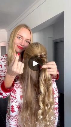 Easy Hairdos, Holiday Mood, Happy Hair, Easy Hair, Hairdo For Long Hair, Hair Today